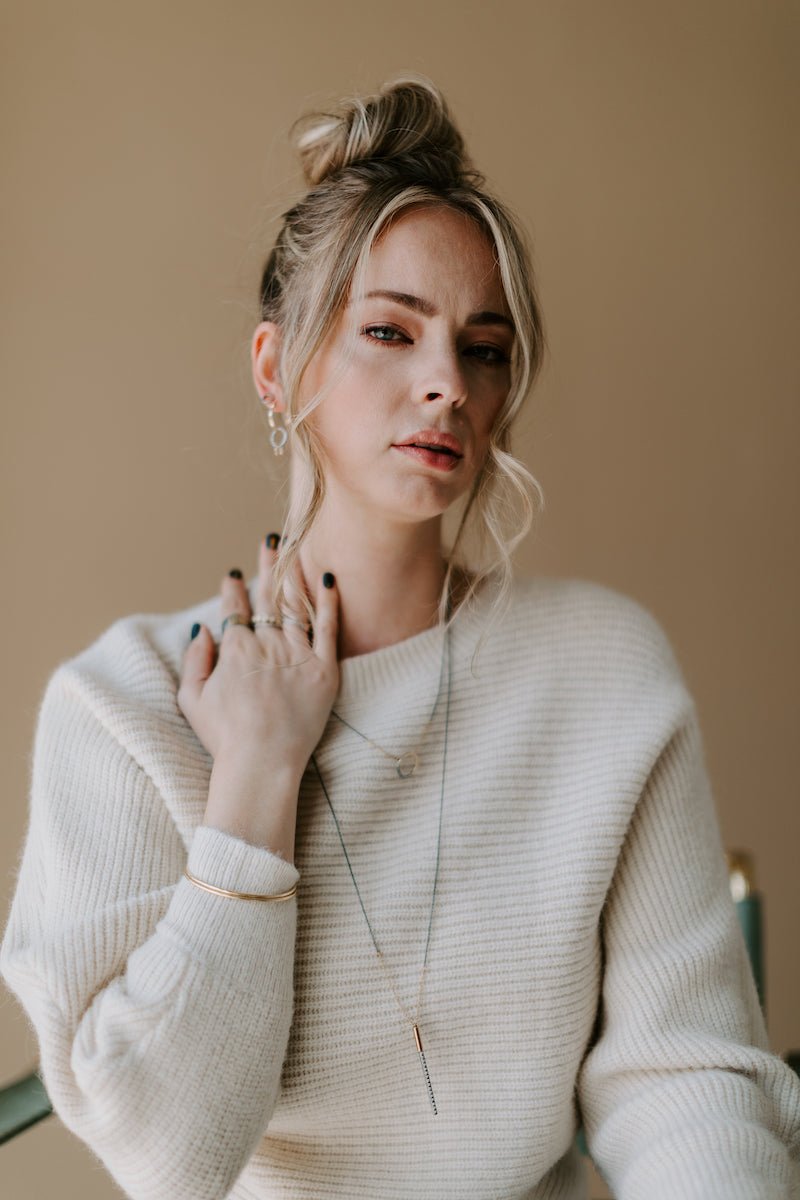Long Light Saber Necklace - KMJ Kate Maller Jewelry Jewelry - Necklaces