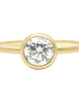 Legacy Diamond Ring - 18ky Gold + Moonfire Diamond