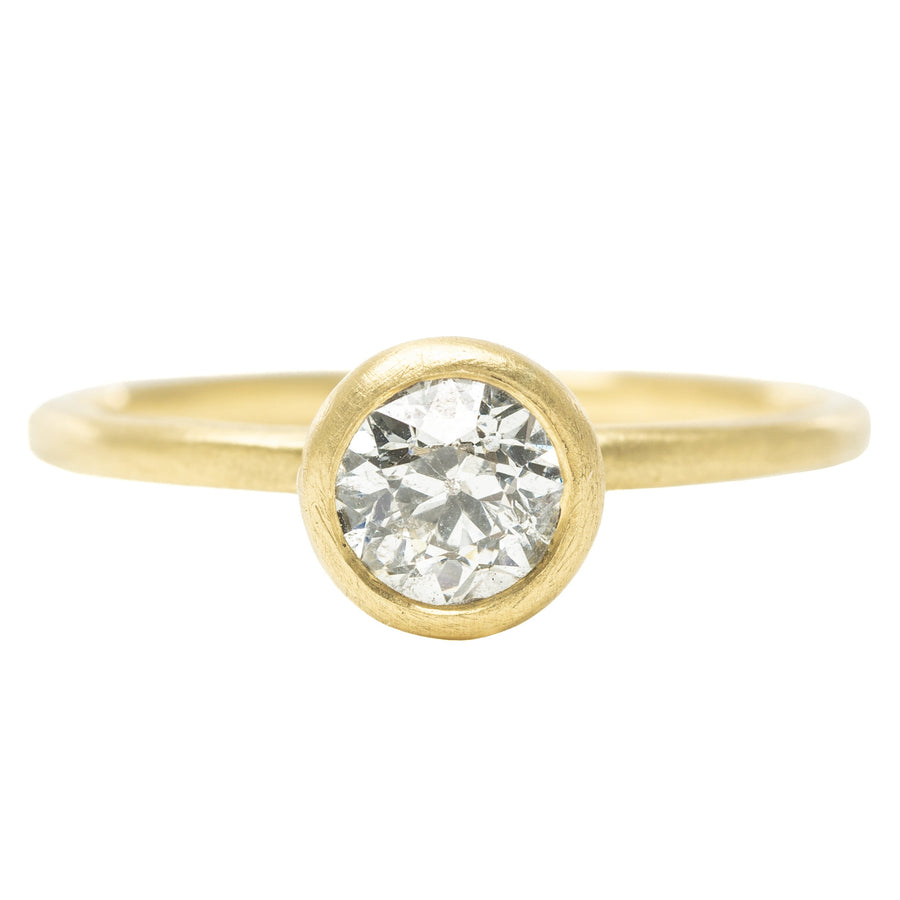 Legacy Diamond Ring - 18ky Gold + Old Euro Diamond