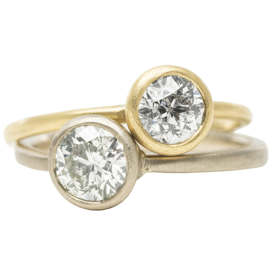 Legacy Diamond Ring - 18ky Gold + Old Euro Diamond