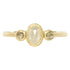 Oval Moonfire Diamond Ring - 18ky + Diamonds - KMJ Kate Maller Jewelry Jewelry - Bridal