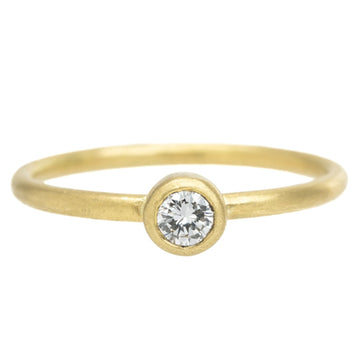 Shine On Diamond Ring - 18ky Gold + VS Reclaimed Diamonds 3.5mm