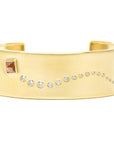 Flying High Cuff - 18ky Gold + Diamonds