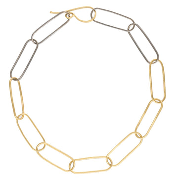 Black + Gold Luxe Chain Bracelet