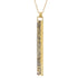 Slice Necklace w/ Colored Diamond - 22k/18k Gold, Oxidized Silver + Colored Diamond - KMJ Kate Maller Jewelry Jewelry - Necklaces