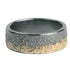 Dusted Slice Ring - 22k Gold, Oxidized Argentium Silver - KMJ Kate Maller Jewelry Jewelry - Mens