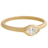 Full Cut Marquise Ring - 18k Gold - KMJ Petite Baleine Jewelry - Bridal