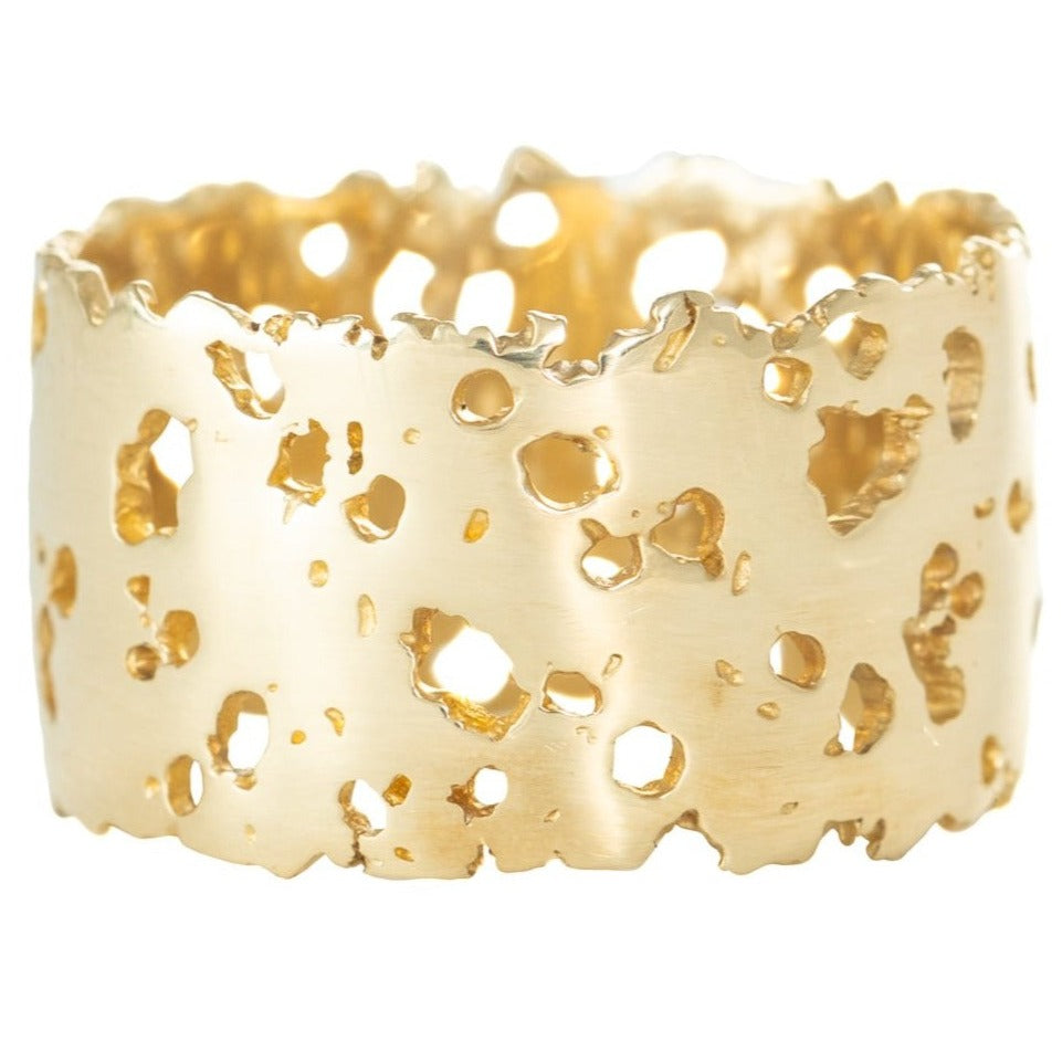 Shadow Band - 14ky Gold, 11 mm