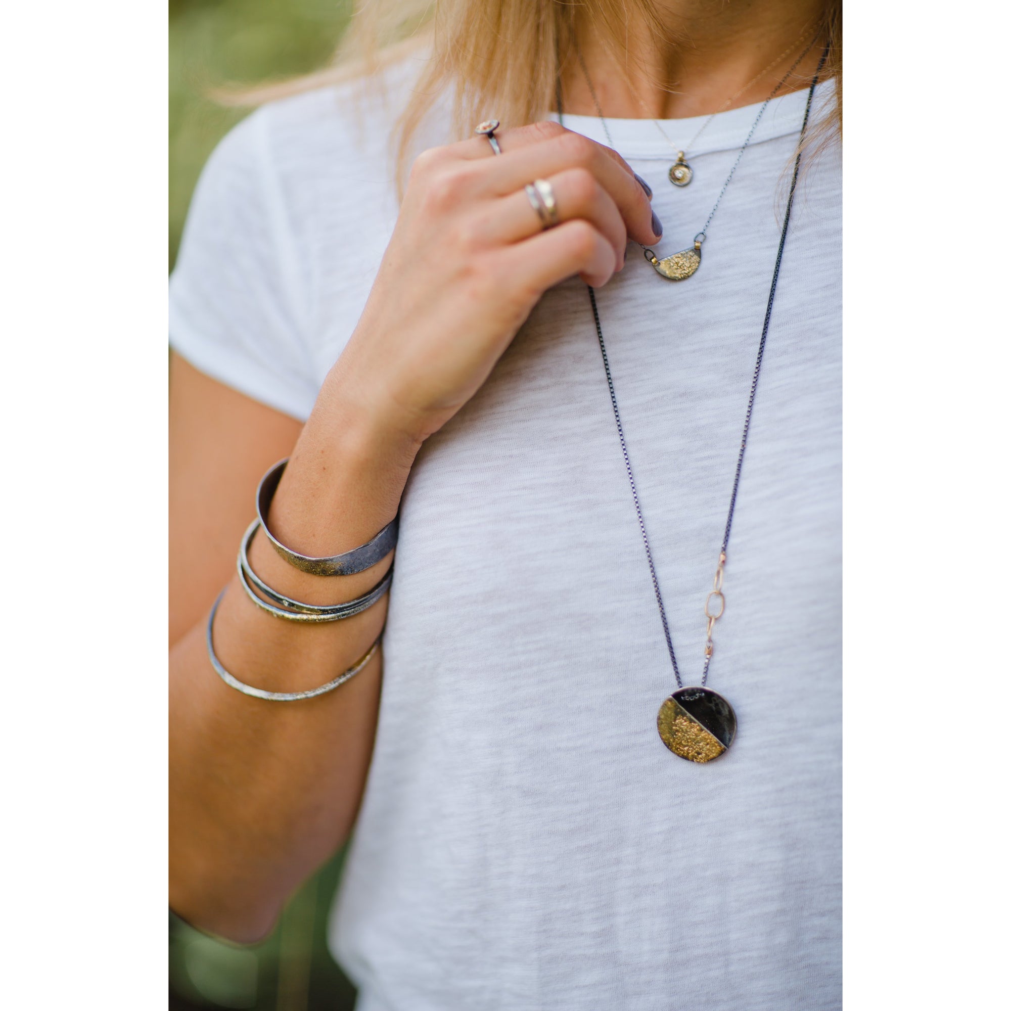 Quarter Moon Necklace