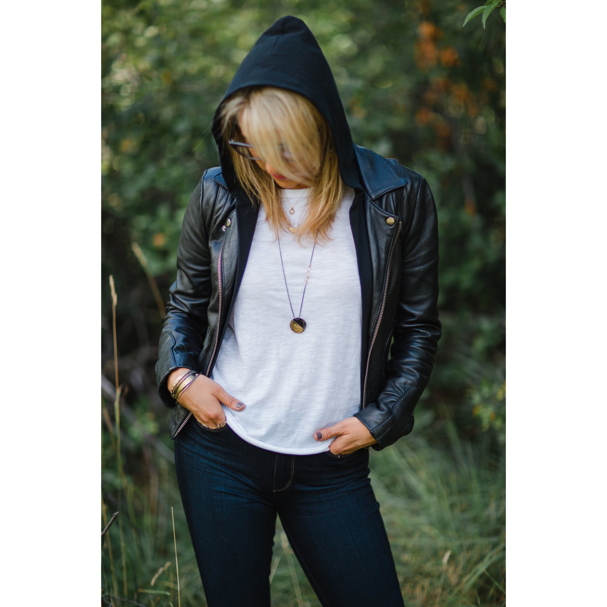 Quarter Moon Necklace