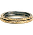 Dusted Stackers - 22k Gold, Oxidized Silver - KMJ Kate Maller Jewelry Jewelry - Bridal