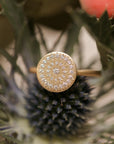 New Star Ring - 18ky Gold + Diamond