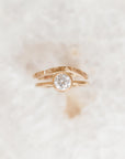 Legacy Diamond Ring - 18ky Gold + Moonfire Diamond