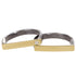 Slice Stacking Rings - 22k/18k Gold, Oxidized Silver + Reclaimed Brilliant Diamonds - KMJ Kate Maller Jewelry Jewelry - Bridal