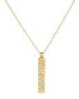 Luxe Aspen Necklace - 18k gold, Oxidized Silver + Reclaimed Diamonds