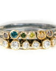 Organic Princess Band - 18k Gold + Reclaimed Diamonds