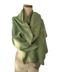 100% Italian Spun Egyptian Cotton Body Cocoon Wrap: Forest Fern Print