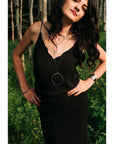 Aspen Bauble Necklace - 18k gold, Oxidized Silver + Reclaimed Diamonds