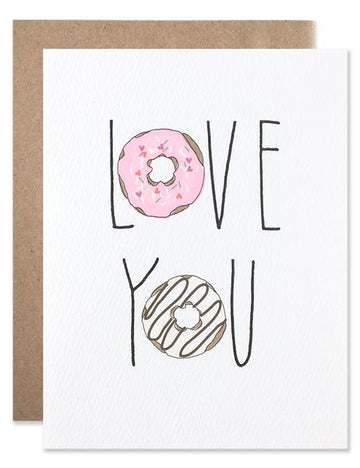 Love You Doughnuts Card