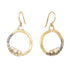 Mini Turning Aspen Earrings with Diamonds - 18k Gold, Oxidized Silver + Reclaimed Diamonds - KMJ Kate Maller Jewelry Jewelry - Earrings