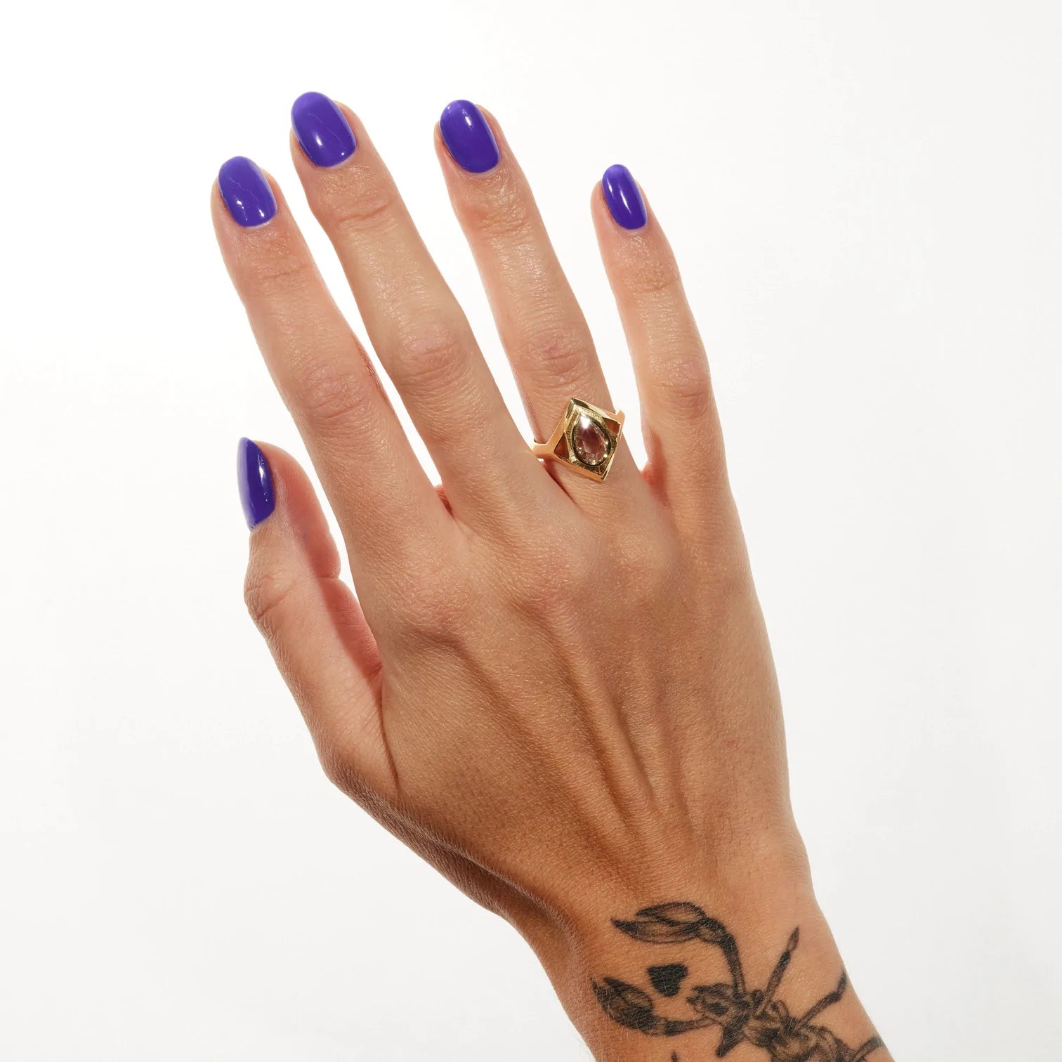Monroe Ring - 18k Gold + Diamond – KMJ