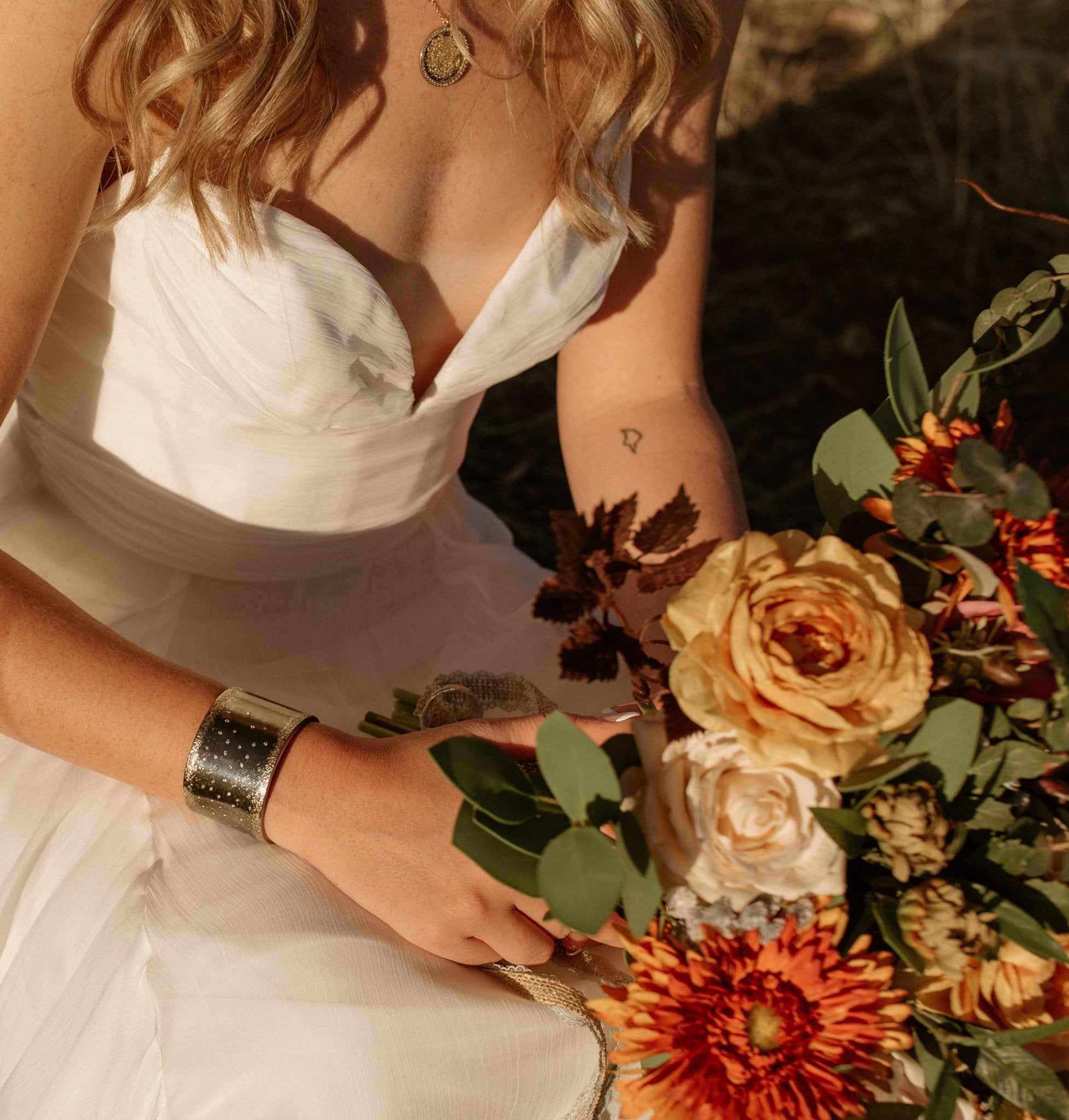 City Lights Cuff - 22k Gold, Oxidized Silver + Reclaimed Diamonds - KMJ Kate Maller Jewelry Jewelry - Bracelets