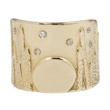 Moonrise Diamond Band - 14k Gold