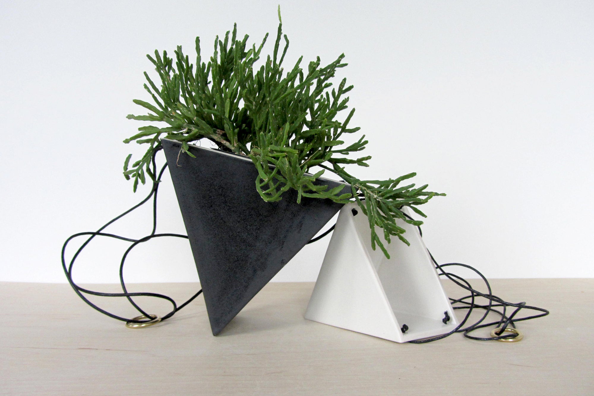 hanging triangle planter Triangle Hanging Planter