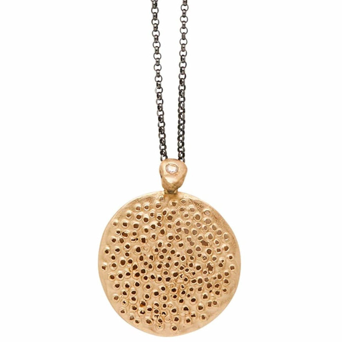 Pollen Bronze Sterling Silver Necklace - KMJ Julie Cohn Design Jewelry - Necklaces