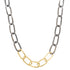 Heavyweight Black + Gold Chain Necklace - 22k/18k gold, Oxidized Silver - KMJ Kate Maller Jewelry Jewelry - Mens