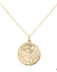 Celestial Sign Necklaces - 18k Gold + Diamond