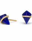 Teeny Kite Stone Studs - 18k Gold