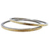 Slice Bangle - 22k Gold + Oxidized Silver - KMJ Kate Maller Jewelry Jewelry - Bracelets