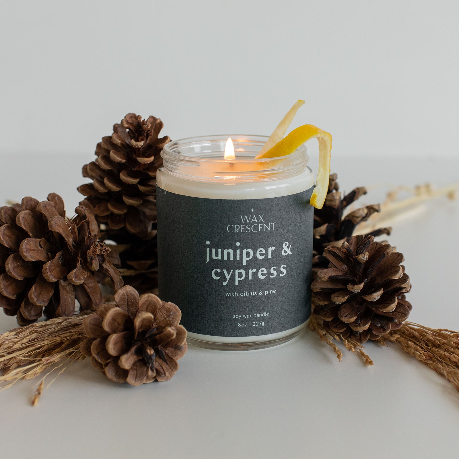 Juniper + Cypress - 8 oz Hand-Poured Soy Candle