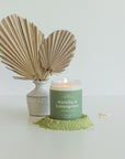 Matcha + Lemongrass - 8 oz Hand-Poured Soy Candle
