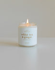 White Tea + Ginger - 8oz Hand-Poured Soy Candle