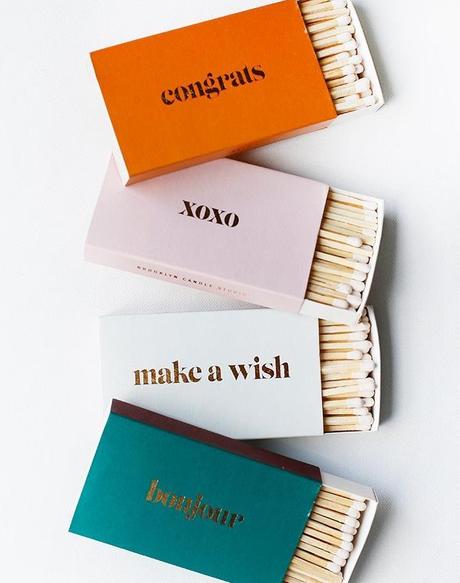 Statement Match Box, Long Matches - XOXO