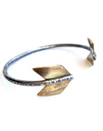 Archer Cuff - Sterling Silver + Brass