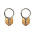 Archer Studs - Sterling Silver + Brass - KMJ Claire Sommers Buck Jewelry - Earrings