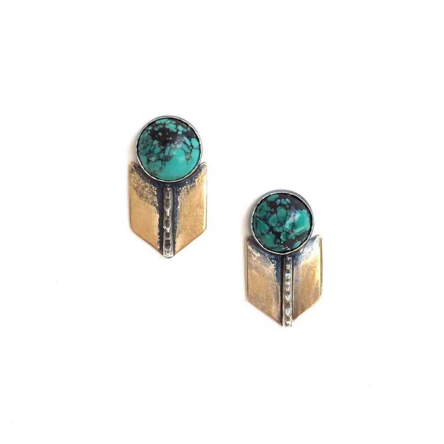 Archer Studs with Turquoise