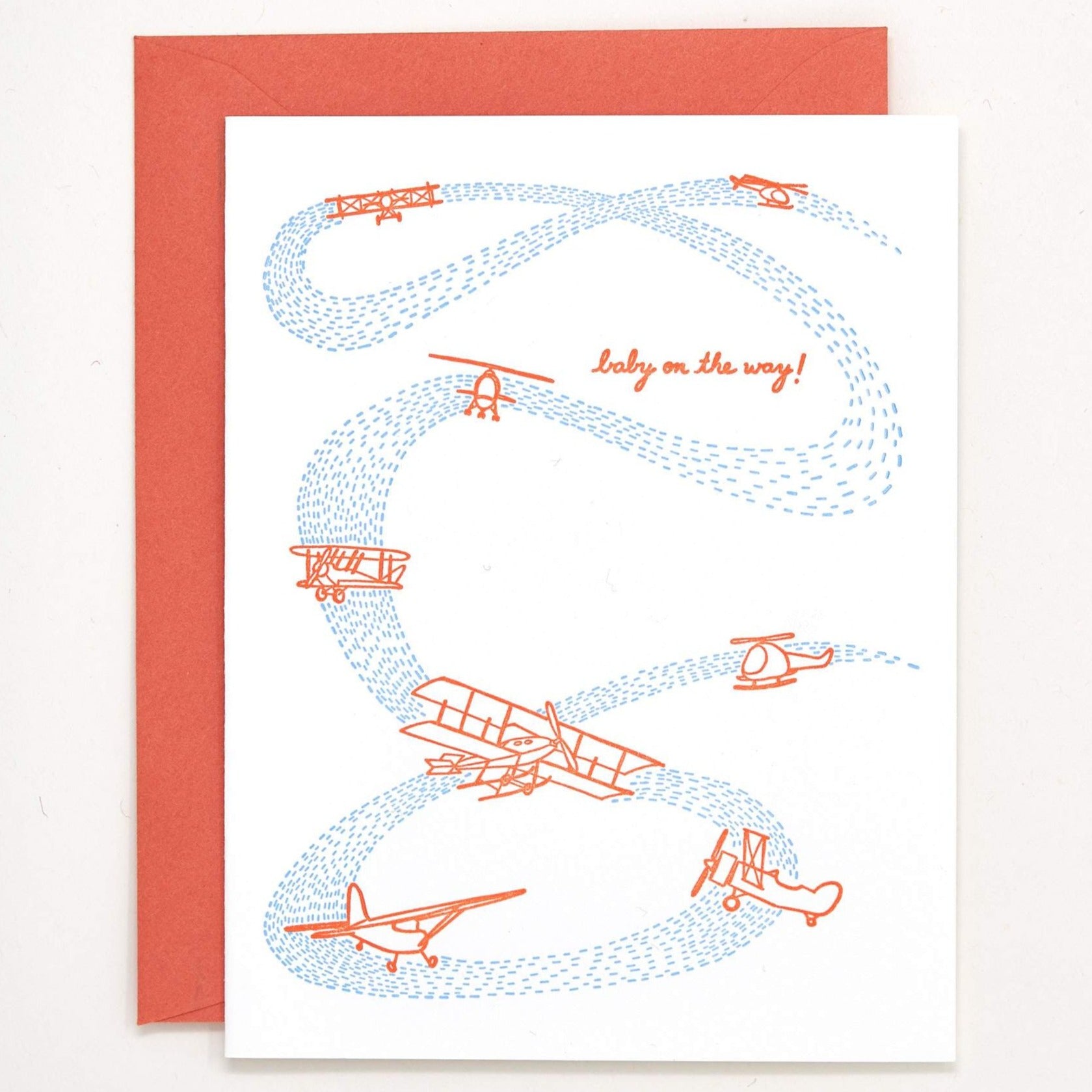 Baby on the Way Letterpress Card