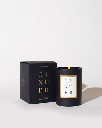 Cinder Noir Holiday Limited Edition Candle by Brooklyn Studio