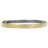 KMJ Essential Hinged Bangle - 22ky, 18ky + Oxidized Silver - KMJ Kate Maller Jewelry Jewelry - Bracelets