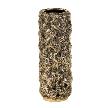 Moss Cylinder Vessel in Bronze with a Polished Finish