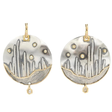 Moonrise Statement Drop Hoops