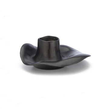 Mushroom Candle Holder - Bronze with a Black Finish