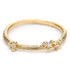 Small Asymmetric Diamond Encrusted Band - 14k Gold + Diamonds - KMJ Ruth Tomlinson Jewelry - Bridal
