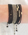 Spinel Wrap Bracelet-Necklace - 18k Gold + Spinel