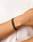 Spinel Wrap Bracelet-Necklace - 18k Gold + Spinel