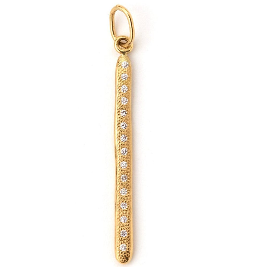 Stardust Stick Charm - 18k Gold + Diamonds